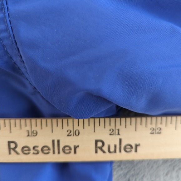 Vintage 90s Eddie Bauer Jacket Womens Small Blue Expedition Outfitter Bomber USA - Picture 9 of 12